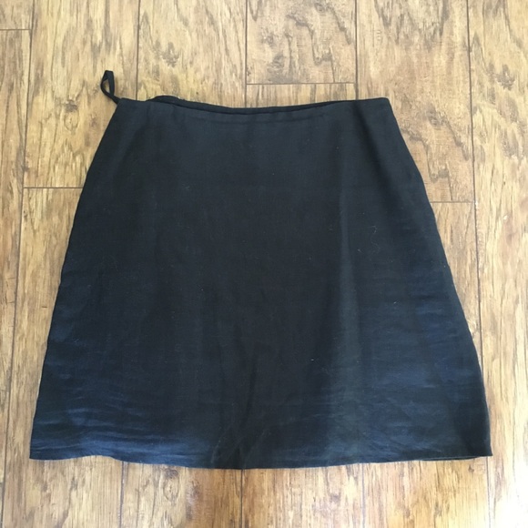 Tobi Lace Up Linen Skirt - Picture 3 of 3